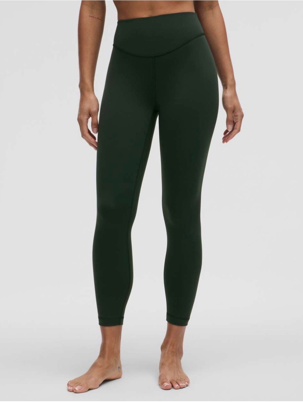 Lululemon Rainforest Green Wunder Under Smooth Cover 25”